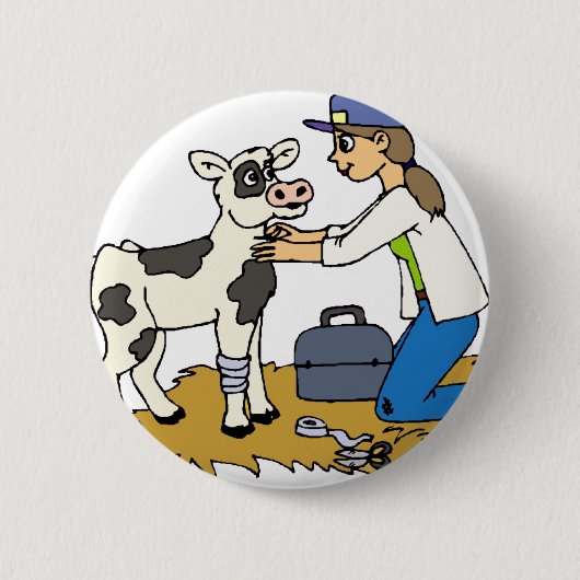 Land Ronde Button 5,7 Cm (Voorkant)