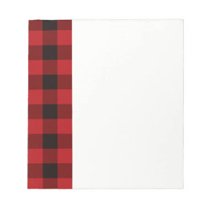 land rood en zwart notitieblok