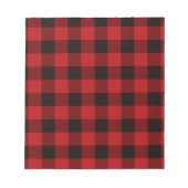 Land rood en zwarte vlecht notitieblok (Voorkant)