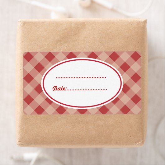 Land Rood Keuken Bakken Gift Label Labels (Insitu)