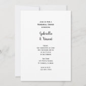 Land Roos Cowboy Boots Wedding Rehearsal Dinner Kaart (Achterkant)