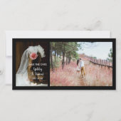 Land Roos Cowboy Boots Wedding Save the Date (Voorkant)