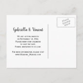 Land Roos Cowboy Boots Wedding Save the Date Aankondigingskaart (Achterkant)