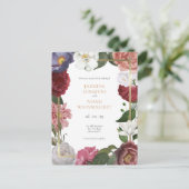 Land Roos Faux Gold Foil Bespaar de datum Briefkaart (Staand voorkant)