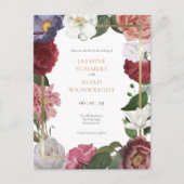 Land Roos Faux Gold Foil Bespaar de datum Briefkaart (Voorkant)