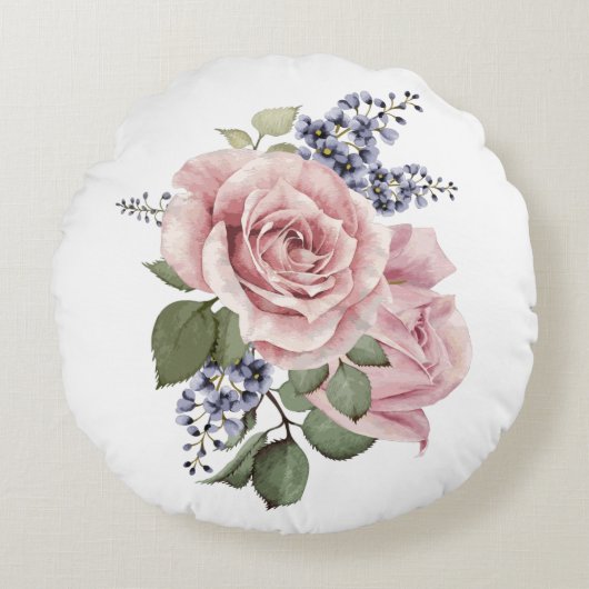 Land Roos omkeerbaar Rond Kussen (Voorkant)