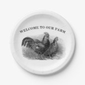 Land Rooster en kip voor elk doel bord (Voorkant)