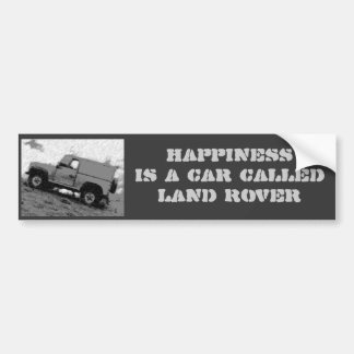 Land rover bumpersticker