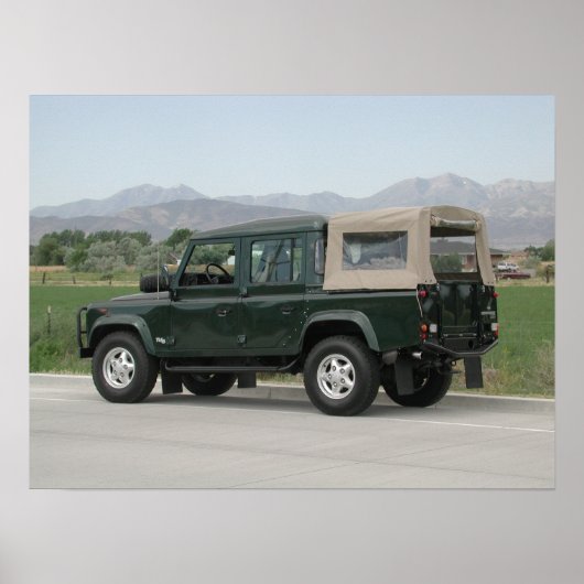 Land Rover Defender 10 Poster (Voorkant)