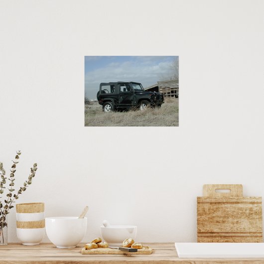 Land Rover Defender 90 Poster (Keuken)