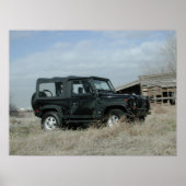 Land Rover Defender 90 Poster (Voorkant)