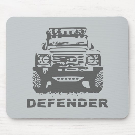 Land Rover Defender Classic  Hiking Duck Muismat (Voorkant)