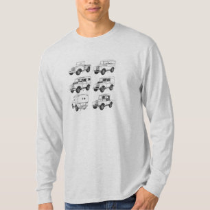 Land Rover Muti Car Classic Wandeleend T-shirt