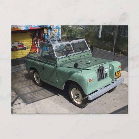 Land Rover Series II SWB Briefkaart (Voorkant)