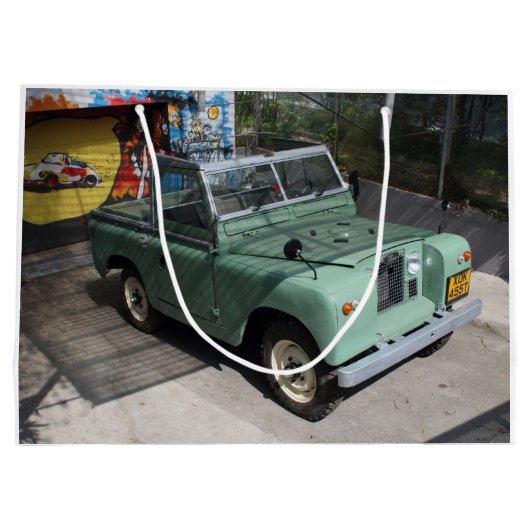 Land Rover Series II SWB Groot Cadeauzakje (Achterkant)