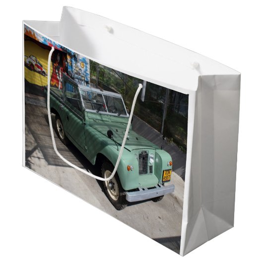 Land Rover Series II SWB Groot Cadeauzakje (Voorkant Gekanteld)