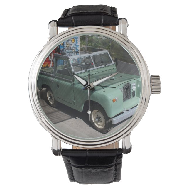 Land Rover Series II SWB Horloge (Voorkant)