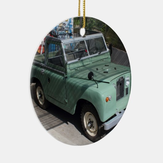 Land Rover Series II SWB Keramisch Ornament (Rechts)