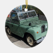 Land Rover Series II SWB Keramisch Ornament (Voorkant)