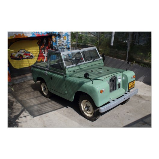 Land Rover Series II SWB Perfect Poster (Voorkant)