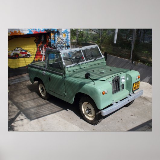 Land Rover Series II SWB Poster (Voorkant)