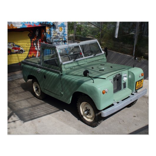 Land Rover Series II SWB Poster (Voorkant)