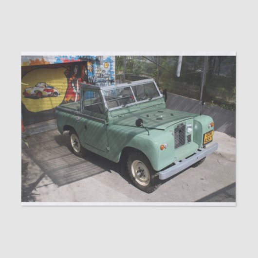 Land Rover Series II SWB Tissuepapier (Voorkant)