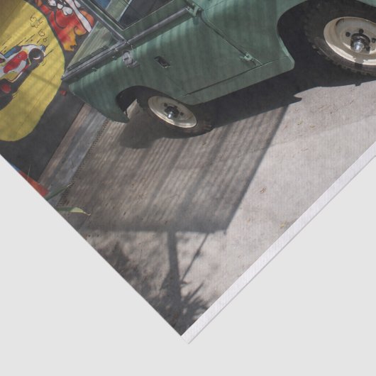 Land Rover Series II SWB Tissuepapier (Detail)
