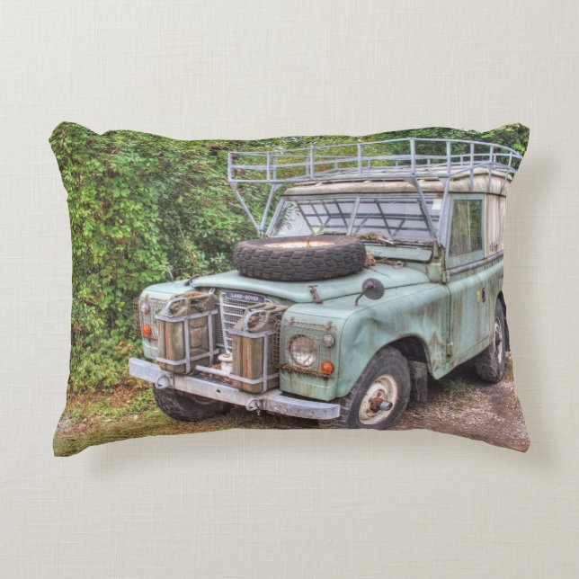Land Rover Series III 109 Decoratief Kussen (Voorkant)