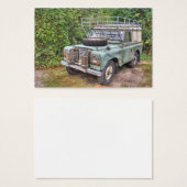 Land Rover Series III 109 Visitekaartjes (Voorkant /achterkant)