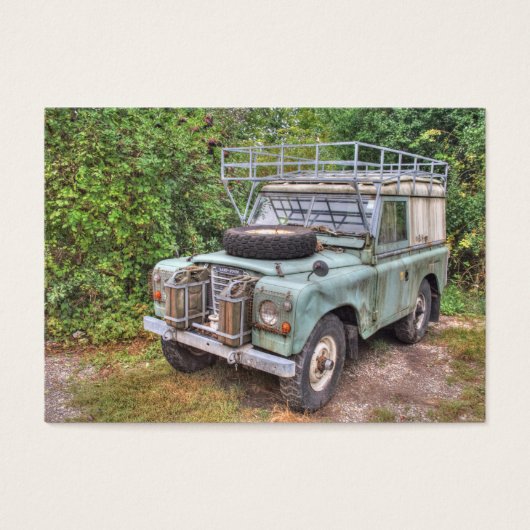 Land Rover Series III 109 Visitekaartjes (Voorkant)