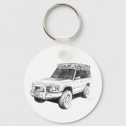 Land Rover Sleutelhanger Kunst (Voorkant)