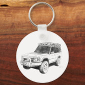 Land Rover Sleutelhanger Kunst (Voorkant)