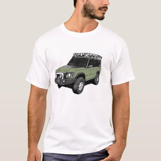 Land Rover Truck Art T-Shirt (Voorkant)