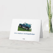 Land Rover wenskaart Kaart (Achterkant)