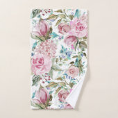 land Roze Blauwgroen lavendel Bad Handdoek (Handdoek)