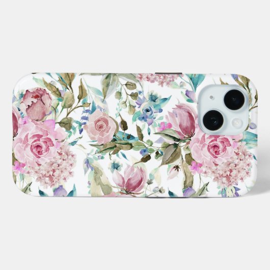  land Roze Blauwgroen lavendel Case-Mate iPhone Case (Achterkant (horizontaal))