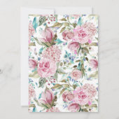 land Roze Blauwgroen lavendel Kaart (Achterkant)