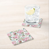  land Roze Blauwgroen lavendel Kartonnen Onderzetters (Insitu)