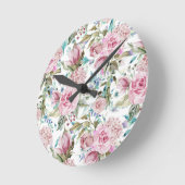 land Roze Blauwgroen lavendel Ronde Klok (Hoek)