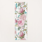  land Roze Blauwgroen lavendel Yogamat (Voorkant)