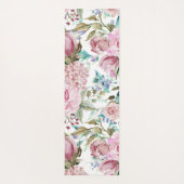  land Roze Blauwgroen lavendel Yogamat (Achterkant)