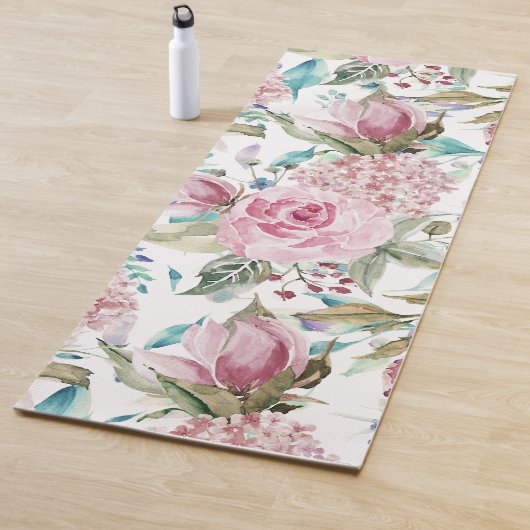  land Roze Blauwgroen lavendel Yogamat (In situ)