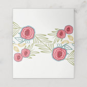 Land Rozen bruiloft Gevouwen Plaats Kaarten Plaatskaartje (Buitenkant ongevouwen)