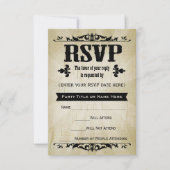  land RSVP Reply Kaarten (Voorkant)