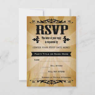 land RSVP Reply Kaarten