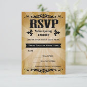  land RSVP Reply Kaarten Kaartje (Staand voorkant)