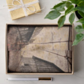  land Rustic Beige Sky Barn Textuur Tissuepapier (Geschenk)