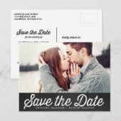 LAND RUSTIC CHALKBOARD BEWAREN DE DATUM BRIEFKAART (Voorkant / Achterkant)