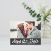 LAND RUSTIC CHALKBOARD BEWAREN DE DATUM BRIEFKAART (Staand voorkant)